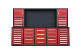 Steelman 10' Garage Cabinet Workbench (40 Drawers & 2 Cabinets)